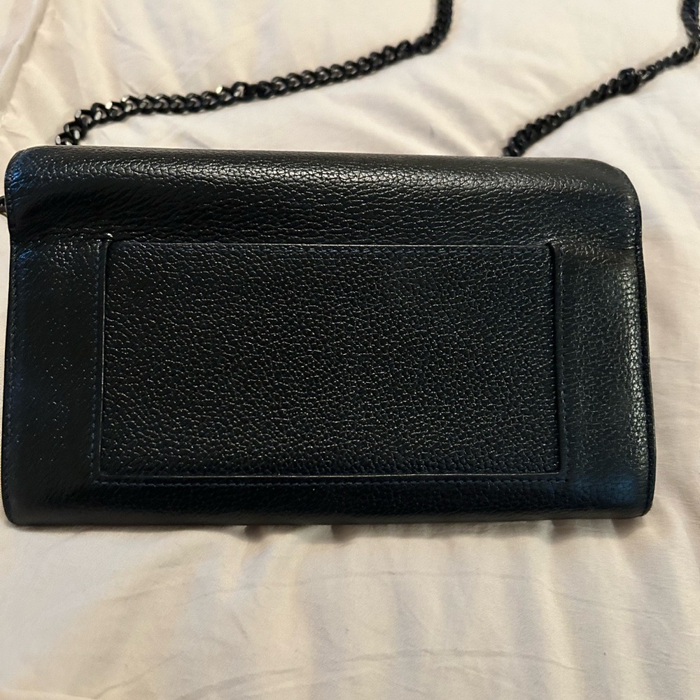 Celine Black and Blue Leather Wallet - Picture 9 of 10